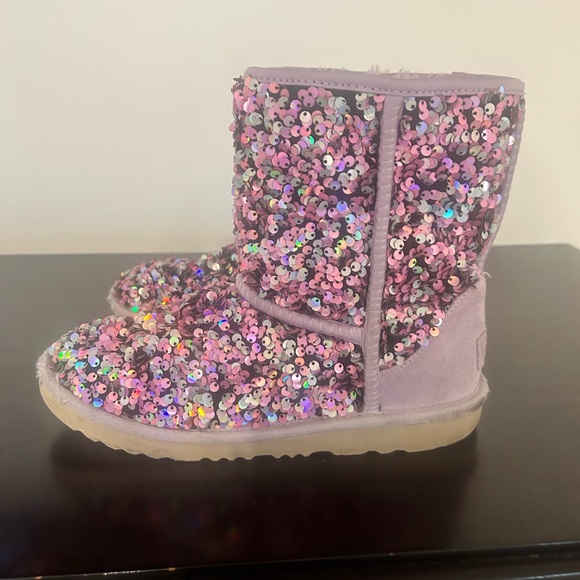 Classic Short Stellar Sequin in purple - Picture 5 of 7